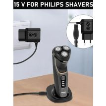 LISI 15V HQ8505 Charger Fit for Philips Norelco OneBlade QP6510 QP6520 QP6530 QP6531 QP6550 MG5750 MG7750 MG7770 Electric Shaver