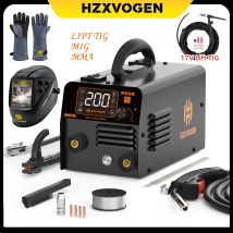 HZXVOGEN-máquina de soldadura semiautomática 3 en 1, soldador inversor TIG MMA/MIG/elevador, herramientas de sincergia, equipo de soldadura sin Gas HVM200