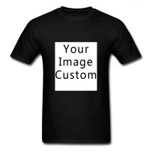 Diy Logo Ihr eigenes Design Fotodruck T-Shirt Firmenteam Werbung T-Shirt 100 % Baumwolle T-Shirt Männer individuelle Text Tops T-Shirts