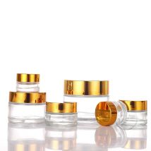 Cremebox aus Glas mit Holzmaserung, mattierte Gesichtscreme in Flaschen, tragbare Reisemaske, kosmetische flüssige Foundation, Lotion, nachfüllbare Flasche