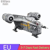 6187 Teile Das Razore Crestd Bausatz Großes Raumschiff Bausteine Spielzeug für Erwachsene Geburtstagsgeschenk Kompatibel mit Set 75331
