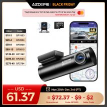 AZDOME M300S Dash Cam 4K ADAS Built-in WIFI GPS Car Camera WDR Night Vision Voice Control Car DVR Recorder Front and Rear Cam
