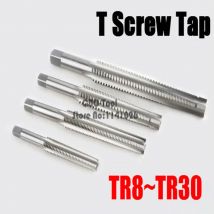 1PCS TR8 TR10 TR12 TR14 TR16 TR18 TR20 TR24 TR26 * 2/3/4/5 Trapez HSS Rechts Links Gewinde Tap. Trapez Metrische Gewinde Tap