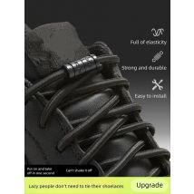 Kolorowe metalowe sznurowadła do sneakersów, elastyczne sznurówki bez wiązania, kapsułkowe zamki, rozciągliwe gumowe sznurówki dla łatwego zakładania.
