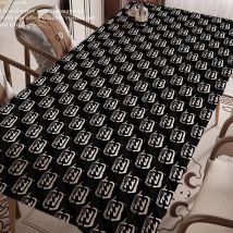 Fashion Billabongs Table Cloth Polyester Print Waterproof Oilproof Rectangular Party Table Cover Tablecloth Picnic Mat