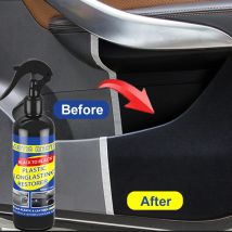 Restauratore di plastica per auto Ritorno al nero lucido Prodotti per la pulizia dell'auto Pelle di plastica Ripristina il rinnovatore di vernici e riparazioni automatiche