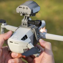 Erweiterte Halterung für Dji Mini 4 Pro Montageteile Suchscheinwerfer für Insta360 Ace Pro/Action 4 Sportkamerahalter Zubehör