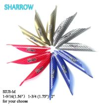 50 stücke 1.56 "1.75" 2 "Bogenschießen Spin Flügel Spirale Feder Pfeil Befiederung Rechten Flügel für Outdoor Jagd schießen Zubehör DIY