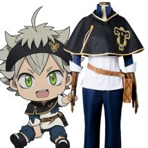 Anime Black Clover Cosplay Asta Kostüm Full Set Magie Ritter Mantel Uniform Halloween Karneval Party