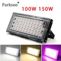100W LED Flutlicht AC 220V 240V Wasserdichte Focos LED Straßenlaterne Außenflutlicht Warm/Kaltweiß Landschaftsbeleuchtung