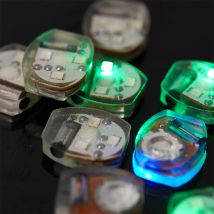 10 Stück Schuh Licht Bewegung Elektronik Lampe Zubehör vibrierende Licht Loch Schuhe Lampe Teile