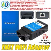 Adattatore WIFI ENET per Connettore Ethernet OBD2 Serie F/G per Software BimmerCode/Bootmod3/xDelete/MHD Scanner WIFI ENET