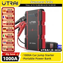 UTRAI 1000A Jump Starter Power Bank urządzenie rozruchowe przenośna ładowarka awaryjny wzmacniacz 12V akumulator samochodowy Jump Starter