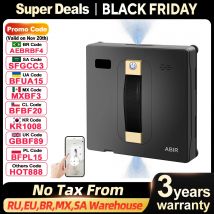 (Codice promozionale:SA2200) Robot Lavavetri ABIR WD8, Doppia Spruzzatura d'Acqua, Memoria Intelligente, Potente Aspirazione a Vuoto, Sensore Laser, Robot per la Pulizia delle Vetrate Domestiche,