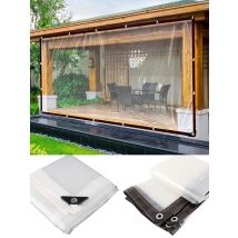 2M ~ 5M Trasparente Trasparente Panno Antipioggia Giardino Balcone PE Pellicola Gazebo Serra Pianta Succulente Mantenere Caldo Copertura Telo Telone
