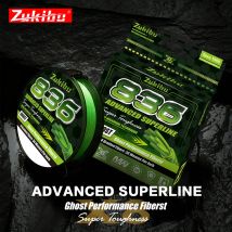 ZUKIBO Ghost 836 500M 8 Strands Braided Fishing Line Advanced Braid PE Line anti-UV Seawater Proof Coating Sinking Fishing Line