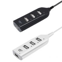 Szybki koncentrator USB 4-portowy USB 2.0 z kablem Mini USB Splitter Hub Zasilacz z wieloma gniazdami do laptopa PC Notebook