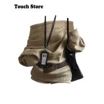 Fall Winter Women Korean Shoujo Girl Knit Outfits 2 Piece Set Long Sleeve Off Shoulder Sweater + Coquette Shorts Hot Pants Gyaru