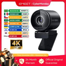 Webcam 4K UHD Web Camera HDR Streaming USB Camera con sensore Sony Webcam EMEET S800 con doppi microfoni con cancellazione del rumore
