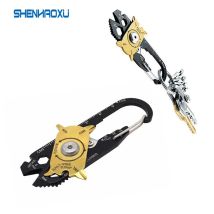 20 in 1 Outdoor survival tool EDC getriebe Mehrzweck fixr Multifunktions karabiner multi werkzeug tasche hause diy spanner schraubendreher