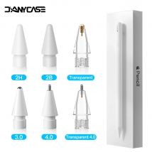New Tip for Apple Pencil Tip Nib for Apple Pencil 1st 2nd Generation 1 2th Gen Pencil Replacement Tip 2H 2B 4.0 Transparent Nib