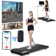 Tapis roulant Superun Walking Pad, tapis roulant da passeggio da 2,2 HP per la casa, tapis roulant portatile sotto la scrivania 2 in 1