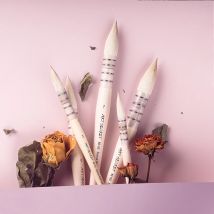 Artsecret 1PC High Grade 88GS Ziegenhaar Holzgriff mit Cut Spitze Weichen Kopf Aquarell Kunst Pinsel Malerei Werkzeug künstler Liefert