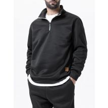 Men's Quarter Zip Up Sweaters Slim Fit Lightweight Mock Neck Pullover Casual Sweaters Half Turtleneck Knitted Outdoor Streetwear