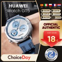 Huawei-reloj inteligente gt5 para hombre y mujer, accesorio de Pulsera original con Pantalla AMOLED de 2024 pulgadas, ECG, NFC, 46mm/41mm, versión Global, 1,43