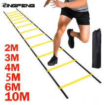 Sports Agility Ladder Football Adjustable Nylon Strap Jumping Ladder Speed Fitness Body Coordination Warm-Up Training Tool