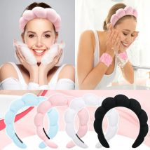 Damen-Schwamm-Stirnband, rutschfestes Haarband zum Waschen Ihres Gesichts, Dame, Yoga, Spa, Stirnband, Make-up-Haarbänder, Schwamm-Haarband, Lünette