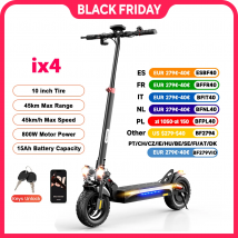 IScooter iX4 Scooter elettrico 800W 15Ah potente monopattino elettrico pneumatico fuoristrada antiscivolo 45km gamma eScooter 45 km/h velocità