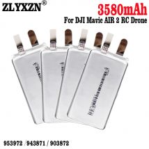 Batería de polímero de litio para Dron DJI Mavic AIR 2 RC, pila de vuelo de 1-15 piezas, 3,85 V Max 4,4 V 3580mAh 953972 903872 943871 DIY 3S