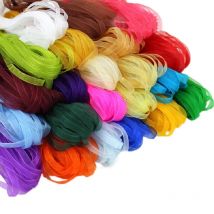 (40 meter/los) 1/8'' (3mm) Organza Bänder Großhandel Geschenk Hochzeit Weihnachten Dekoration Verpackung bänder Handgemachte DIY