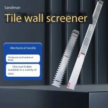 Nuevas herramientas para azulejos, herramienta de nivelación de azulejos de pared, paleta de muesca cuadrada para azulejos de pared grandes, mampostería de azulejos de 60/70/80/90cm