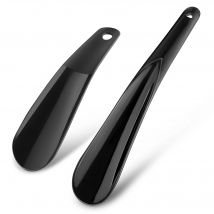 6.29‘’  7.87‘’ Lightweight Plastic Shoehorn with Travel Shoe Horn Helper for Men Women-Kids Aid Accessories