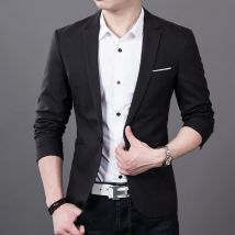 2024 giacca da abito slim fit casual moda uomo caldo tinta unita giacca maschile di alta qualità spedizione gratuita L-5XL