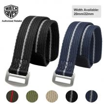 Watchdives Nylon-Uhrenarmband, 20 mm, 22 mm, Sport-Stoff-Armband, Gürtel, universeller Ersatz, Sportuhrenarmbänder, Armbanduhrenarmband