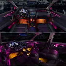 Symphony Led Atmosphäre licht Für NISSAN X-TRAIL 2014-2021 QASHQAI 2016-2021 64 farben Innen Umgebungs Lampe inter dekorieren licht