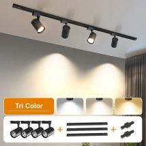 Full Set Led Track Lichter 50W 40W 20W COB Decke Schiene Scheinwerfer Beleuchtung Innen für Wohnzimmer küche Dekor led Track Lichter