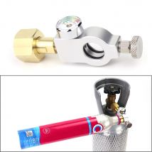 Pink Quick Connect Soda Co2-Zylinder-Nachfüllstation-Adapter, passend für Sodastream (Terra DUO Art), Ersatz des CO2-Zylinders