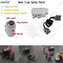 Upgrated Technical Spray Parts Fogger Building Blocks MOC Car Aircraft Engine Train Smoke Exhaust Modification Motor Accessories