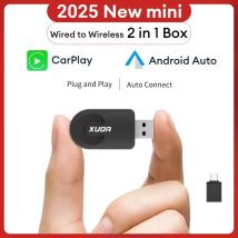 XUDA 2025  Wireless CarPlay Android Auto Wireless Adapter Smart Mini Box Plug And Play WiFi Fast Connect Universal For Nissan
