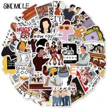 10/30/50PCS Amici Adesivo Serie TV Mostra Adesivi Skateboard Frigo Telefono Chitarra Laptop Motore Bagagli da viaggio Decalcomanie Adesivo F5