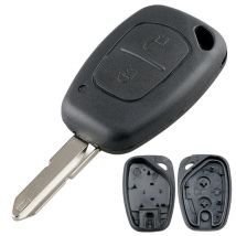 2 Buttons with 206 Blade Car Remote Key Shell Case Fit for Movano / Renault / Vivaro Traffic Master