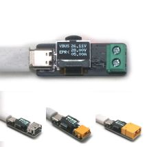 PD3.1 140W USB TYPE-C PD Decoy Voltage Triggers Adapter adjustable LCD Display 5V 12V 15V 20V 28V DC Fast Charger Power XT30 X60