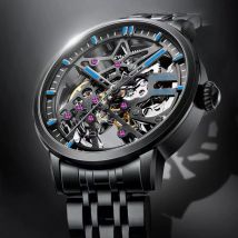 Reloj Mecánico de acero ahuecado para hombre, de alta gama, totalmente automático, tendencia, nuevo