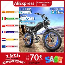 Emoko C93 bicicletta elettrica 2000W motore 48 v23ah batteria Mountain fuoristrada moto E-bike 20*4