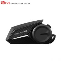 Mornystar S8 domofon motocyklowy zestaw słuchawkowy do kasku Bluetooth 6 zawodników komunikator BT domofon, radio FM, poślij muzykę