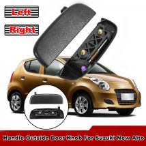 1 Pair Car Front Rear Outer Exterior Door Open Handle Outside Door Knob Left Right Black For Suzuki New Alto  Handle Part